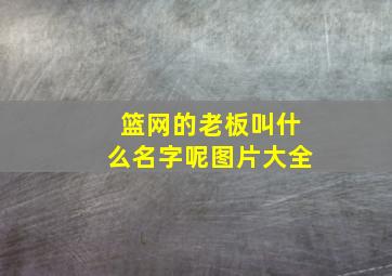 篮网的老板叫什么名字呢图片大全