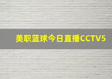 美职篮球今日直播CCTV5