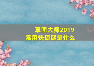 草图大师2019常用快捷键是什么