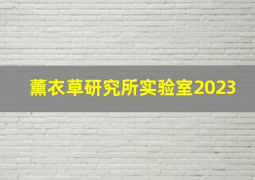 薰衣草研究所实验室2023