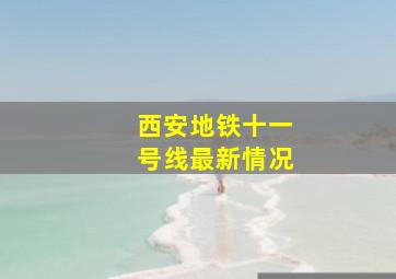 西安地铁十一号线最新情况