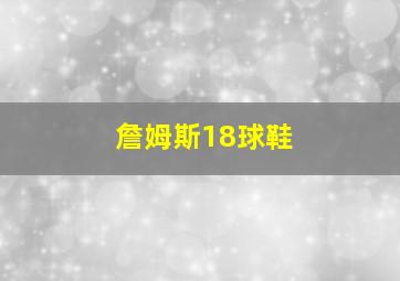 詹姆斯18球鞋