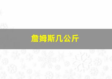 詹姆斯几公斤