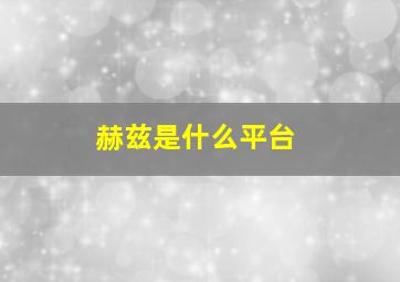 赫兹是什么平台