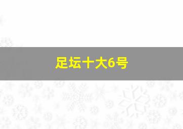 足坛十大6号