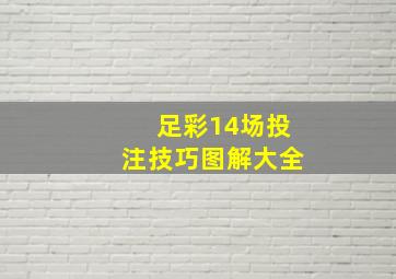 足彩14场投注技巧图解大全