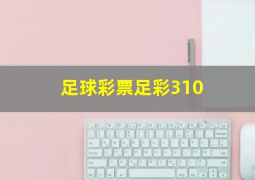 足球彩票足彩310