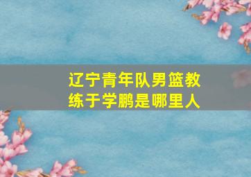 辽宁青年队男篮教练于学鹏是哪里人