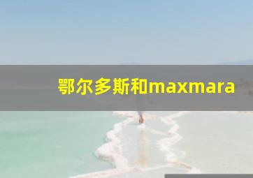 鄂尔多斯和maxmara