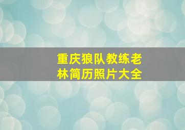 重庆狼队教练老林简历照片大全