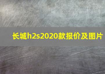 长城h2s2020款报价及图片