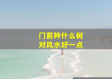 门前种什么树对风水好一点