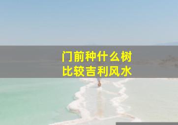 门前种什么树比较吉利风水