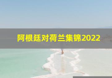 阿根廷对荷兰集锦2022