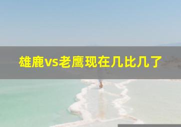 雄鹿vs老鹰现在几比几了