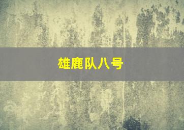 雄鹿队八号