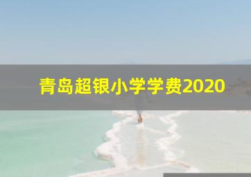 青岛超银小学学费2020