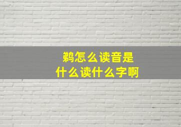 鹈怎么读音是什么读什么字啊