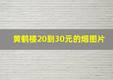 黄鹤楼20到30元的烟图片