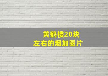 黄鹤楼20块左右的烟加图片