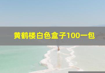 黄鹤楼白色盒子100一包