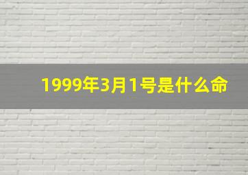 1999年3月1号是什么命