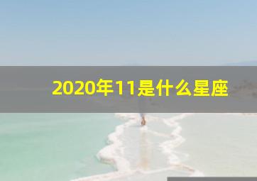 2020年11是什么星座