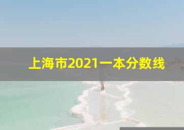 上海市2021一本分数线